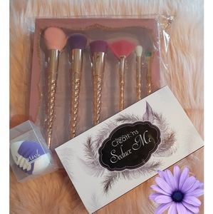 🆕Bundle of  palette and  set  brush